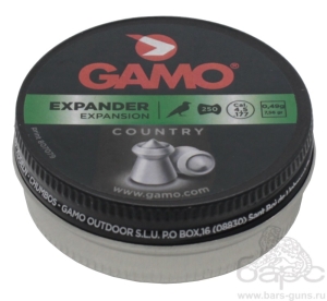 Пульки Gamo Expander калибр 4,5 мм  вес 0,49 г пачка 250 шт - 1