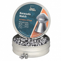 Пульки H&N Baracuda Match 0,69г 4,51мм (400шт.)