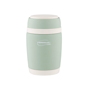 Термос для еды THERMOcafe DETC-400BC 0,4л, (14,5х8,5х7,3см), скл.ложка, крышка-чашка, цвет мятный