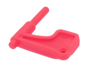 DLG - флажок безопасности розовый - пистолет -1