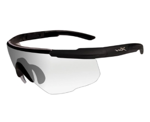 Wiley X 303 Saber ADV Clear Matte Black Frame - очки стрелковые прозрачные линзы