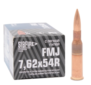 Патрон 7,62х54 FMJ 9,7 г Новосибирск - 1