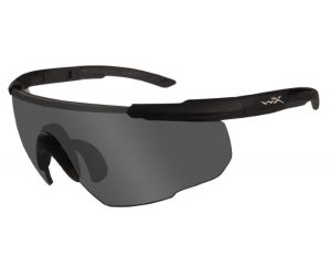 Wiley X 302 Saber ADV Smoke Matte Black Frame - очки стрелковые дымчатые линзы