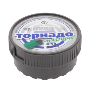 Квинтор - пули Торнадо Магнум калибр 4,5 мм вес 0,58 г пачка 100 шт - 1