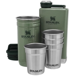 Набор стопок Stanley Adventure 59ML c фляжкой 0,23L Зелёный - 1