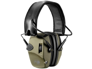 Наушники активные ShotTime 32 стрелковые, NRR23db, Army Green, 260 г, зеленые