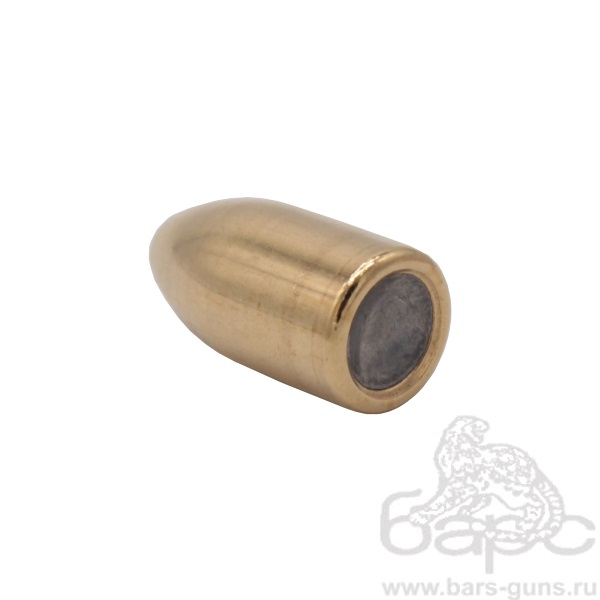 Пуля 9 mm Luger FMJ оболочка томпак 9,54 г Новосибирск - 2