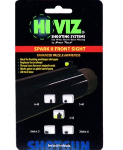 Мушка HIVIZ SPARK 2 front sight зеленая универсальная