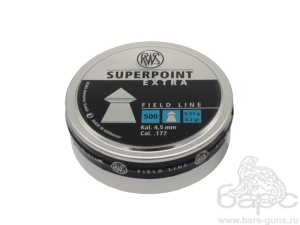 Пульки RWS Super Point Extra  калибр 4,5 мм вес 0,53 г 500 шт - 1