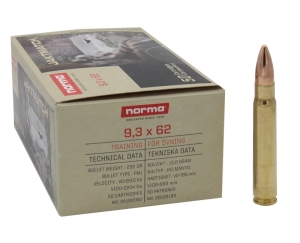 Патрон 9,3х62 Norma  Jaktmatch FMJ 15 г - 1