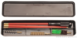 Набор для чистки Baiex пластиковый футляр 3 ерша калибр 32