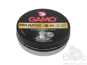 Пульки Gamo Pro Match калибр 4,5 мм  вес 0,49 г пачка 500 шт - 1