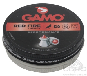 Пульки Gamo Red Fire Energy  4,5 мм вес 0,51 г 125 шт - 1