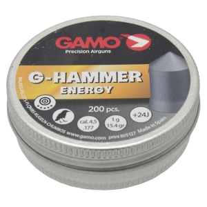 Пульки Gamo G-Hammer Energy калибр 4,5 мм 1 г 200 шт - 1