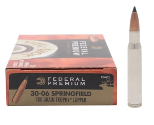 Патрон 30-06 Spr Federal 11,7 г Trophy Copper - 1