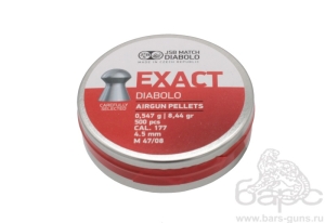 Пульки JSB Exact Diabolo  калибр 4,5 мм вес 0,547 г 500 шт - 1
