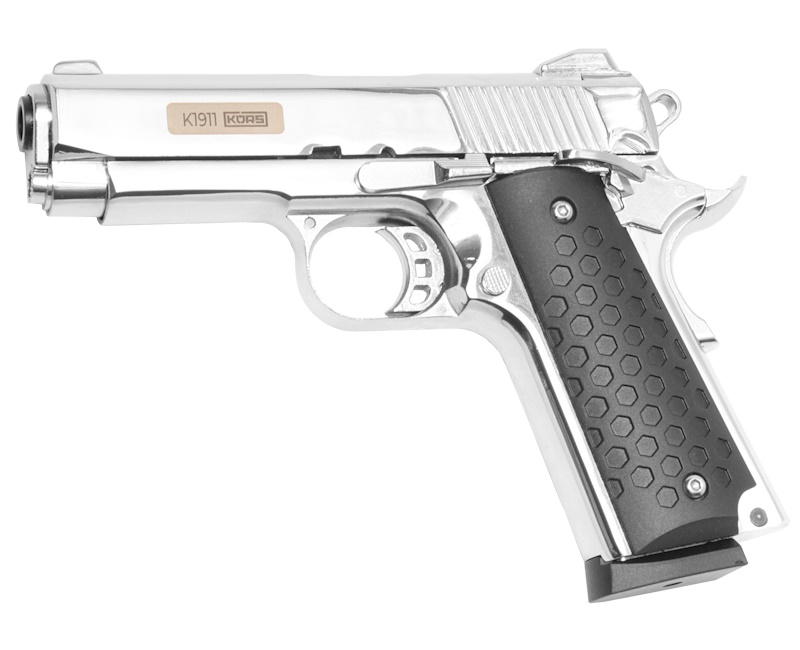 Kurs - пистолет сигнальный K1911 compact калибр 10ТК хром - 1.jpg