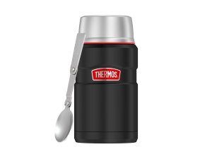 Термос для еды THERMOS KING SK-3020 RCMB 0,71л, скл.ложка, крышка-чашка, (18,3х7х9см)