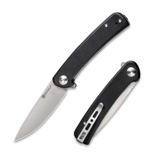 Нож складной SENCUT Neches 10Cr15CoMoV Steel Satin Handle G10 Black