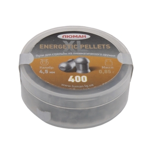 Люман - пульки Energetic Pellet Light калибр 4,5 мм вес 0,85 г пачка 400 шт - 1