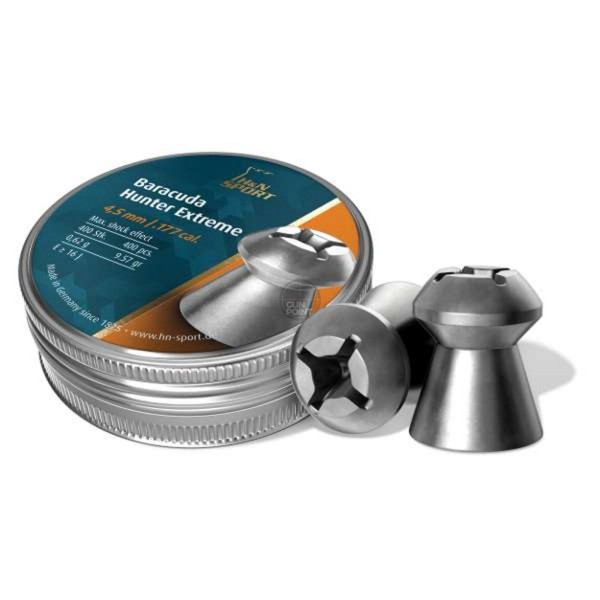 Пульки H&N Baracuda Hunter Extreme 4,5мм (400шт) 0,62гр
