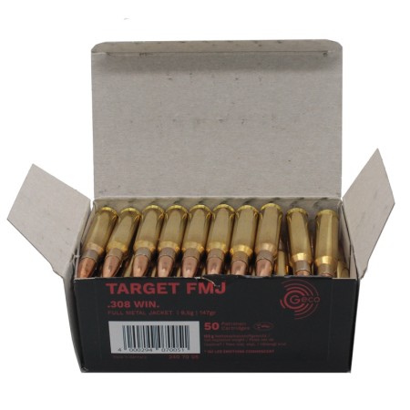 Патрон 308 Win Geco Target FMJ 9,5 г - 2