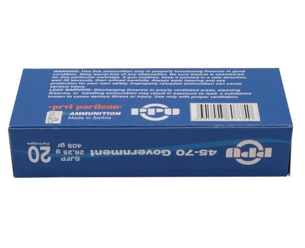 Патрон 45-70 Government PPU SJFP  26,25 г - 4