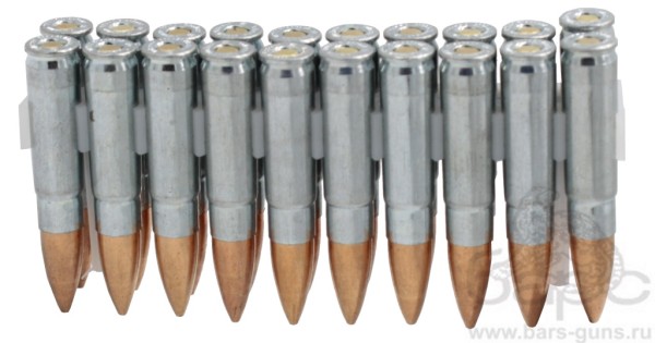 Патрон 300 AAC Blackout FMJ 125 гильза стальная оцинкованная ТПЗ