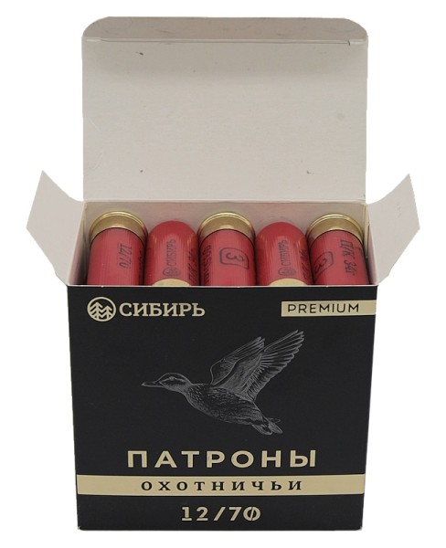 Патрон 12х70 дробь 3 Сибирь Premium 34 г - 3