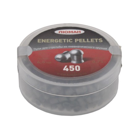 Люман - пульки Energetic Pellet Light калибр 4,5 мм вес 0,75 г пачка 450 шт - 1