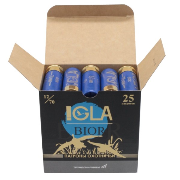 Патрон 12х70 дробь 5 Igla Bior - 3