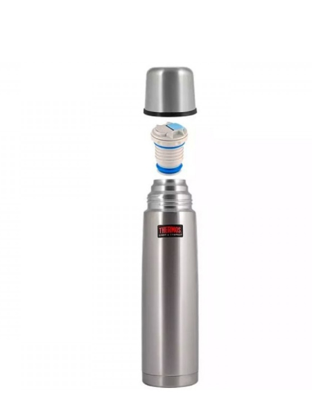Термос для напитков THERMOS FbB-1000BSBK  1 л, нерж.сталь, стальной-1