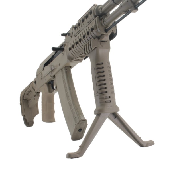 Рукоятка-сошки на цевье, DLG Tactical (песочный)-1