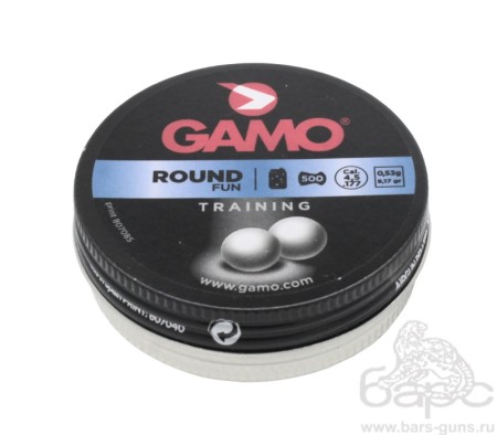Пульки Gamo Round калибр 4,5 мм 0,53 г 500 шт - 1