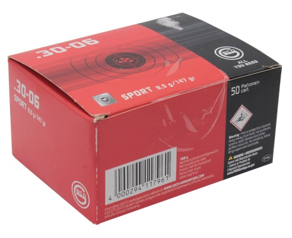 Патрон 30-06 Spr Geco Sport 9,5 г - 4