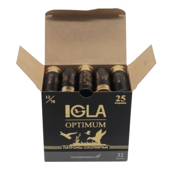 Патрон 12х70 дробь 4 Igla Optimum - 3