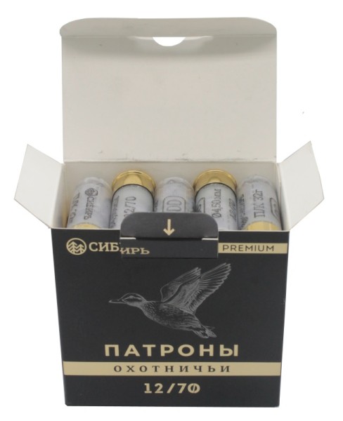 Патрон 12х70 дробь 00 Сибирь Премиум - 2