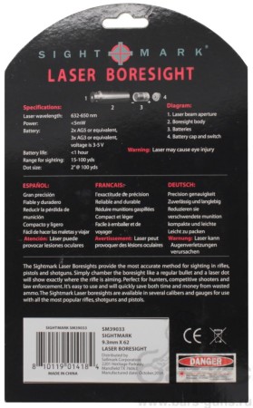 Лазерный патрон Sightmark 9,3х62 характеристики
