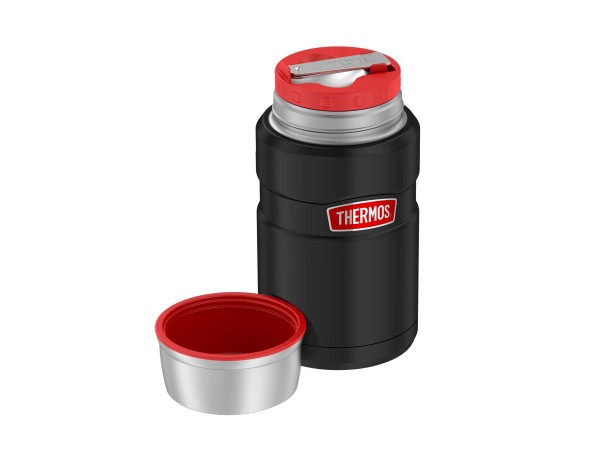Термос для еды THERMOS KING SK-3020 RCMB 0,71л, скл.ложка, крышка-чашка, (18,3х7х9см)-1