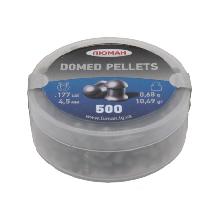 Люман - пульки Domed Pellet Light калибр 4,5 мм вес 0,68 г пачка 500 шт - 1