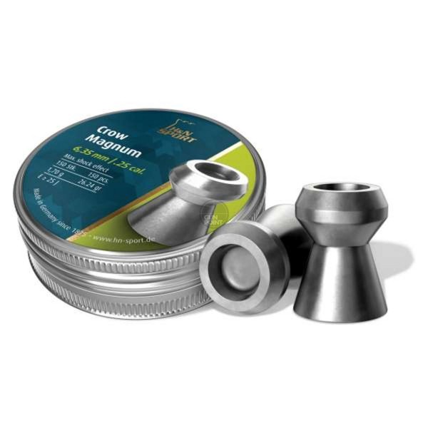 Пульки Haendler&Naterman Crow Magnum  6,35 мм, 1,70г (150шт)