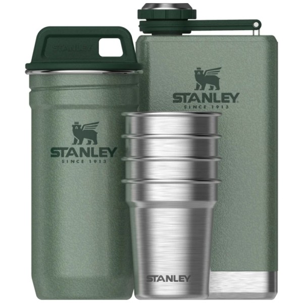 Набор стопок Stanley Adventure 59ML c фляжкой 0,23L Зелёный - 2