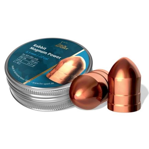 Пульки H&N Rabbit Magnum Power кал.5,5мм 1,67г (200шт.)