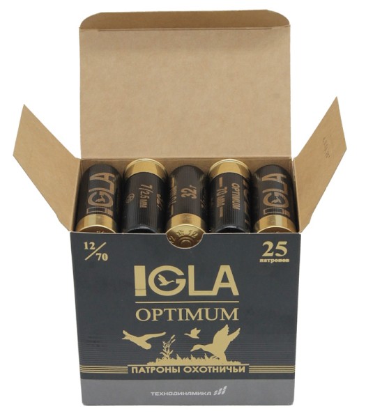 Патрон 12х70 дробь 7 Igla Optimum - 3