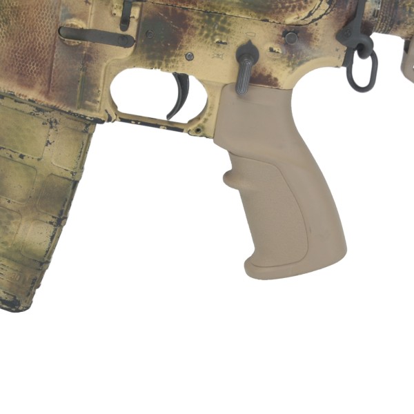 Прорезиненная рукоять на AR15, DLG Tactical (песочный)-1