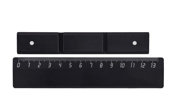 Планка Weaver, 2 слота, длина 126мм,(расстояние между винтами 99мм)-1