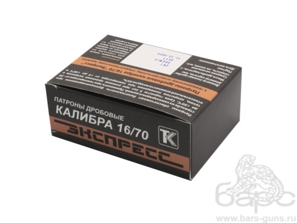 Патрон 16х70 дробь Экспресс Техкрим -3